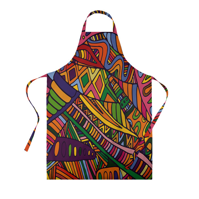 Фартук 3D Психоделический узор фото