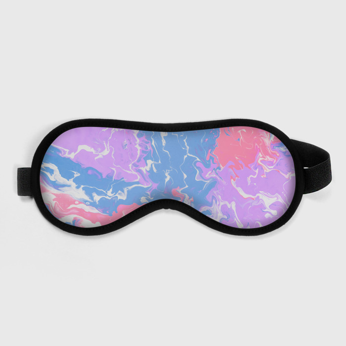Маска для сна 3D Цветная размытость фото