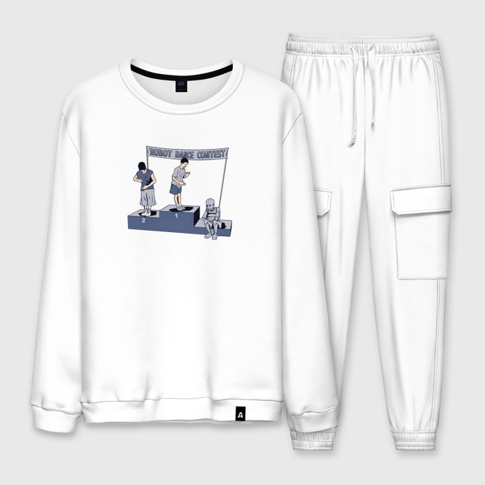 Мужской костюм хлопок Конкурс робот дэнса фото