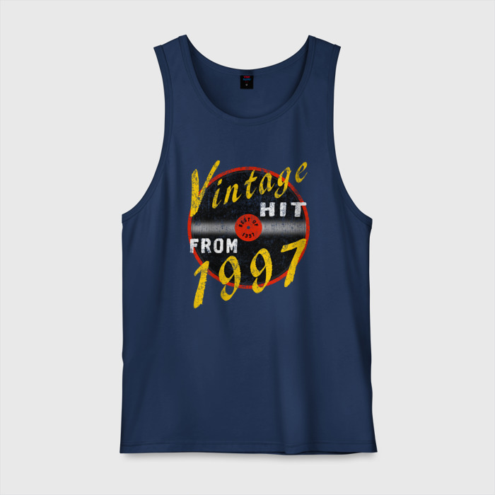 Мужская майка хлопок Винтажный хит 1997 года фото