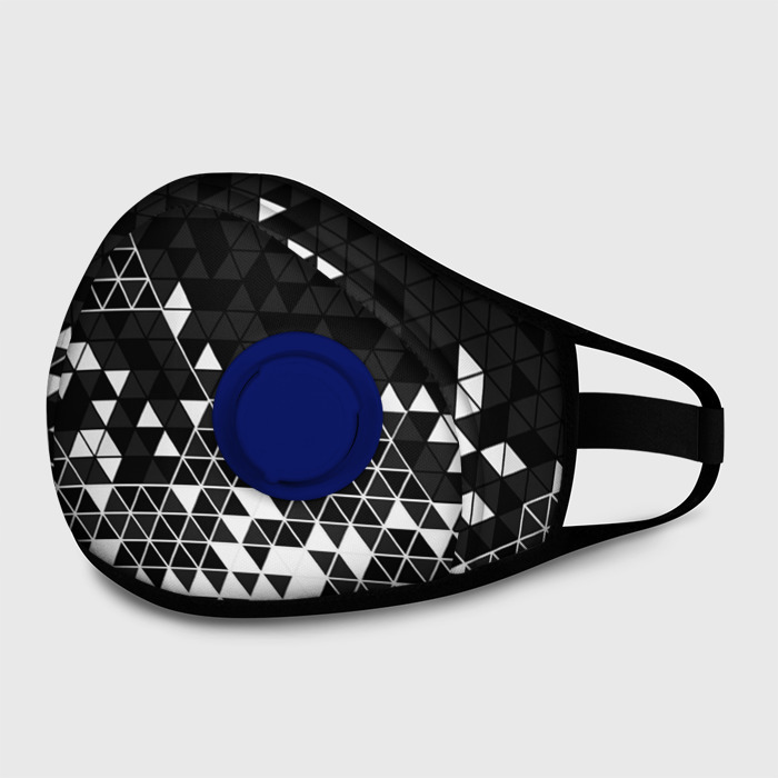 Маска из неопрена Геометрические грани фото