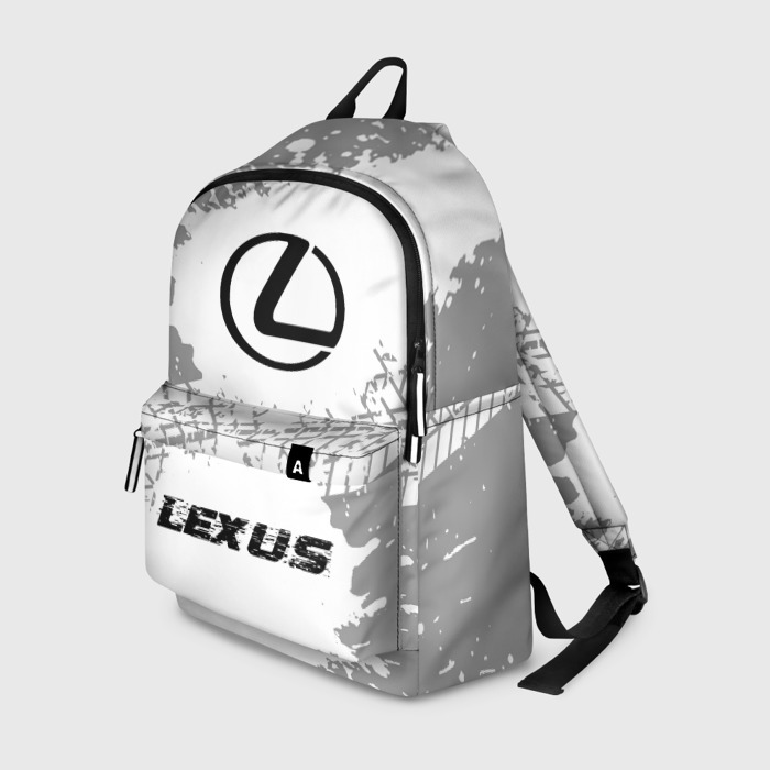 Рюкзак 3D Lexus speed шины на светлом: символ, надпись фото