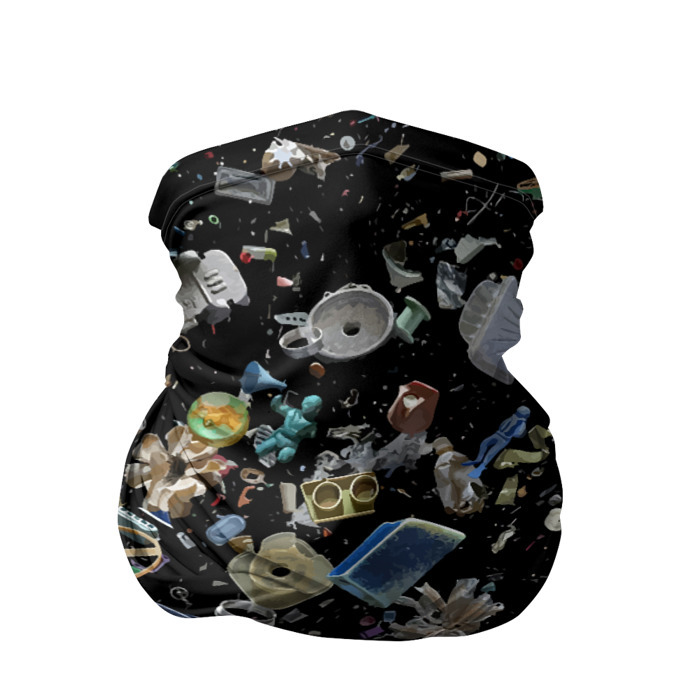 Бандана-труба 3D Пластиковый мусор   всякая всячина фото