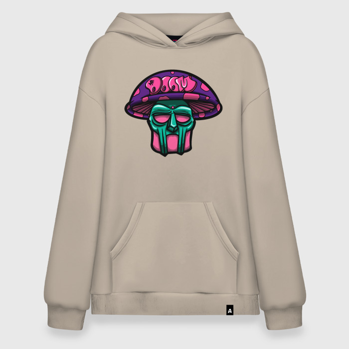 Худи SuperOversize хлопок MF Doom Mushroom фото