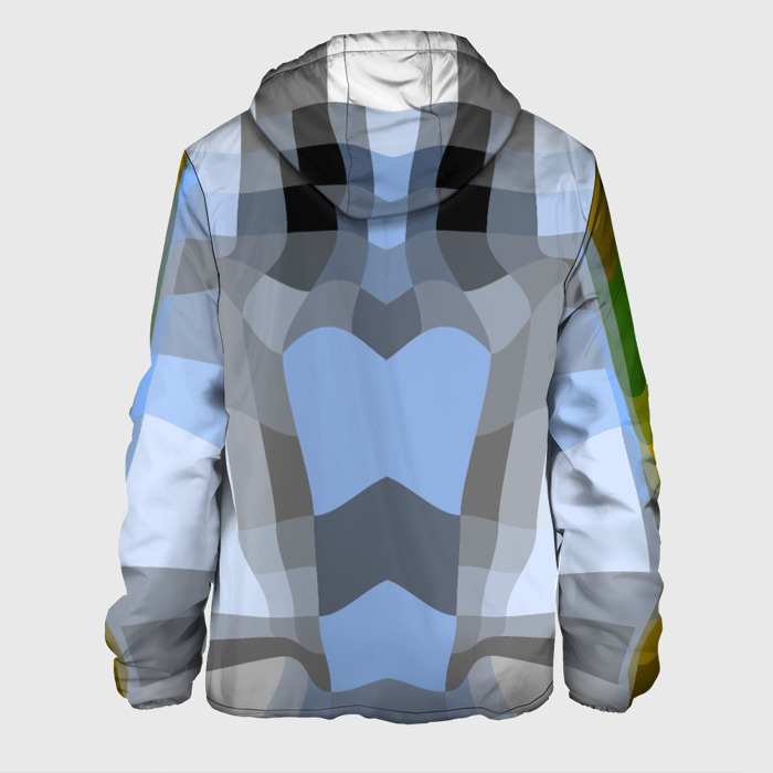Мужская куртка 3D Абстракт мозаика графический узор фото