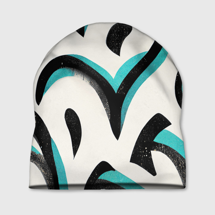 Шапка 3D Узоры в стиле граффити фото