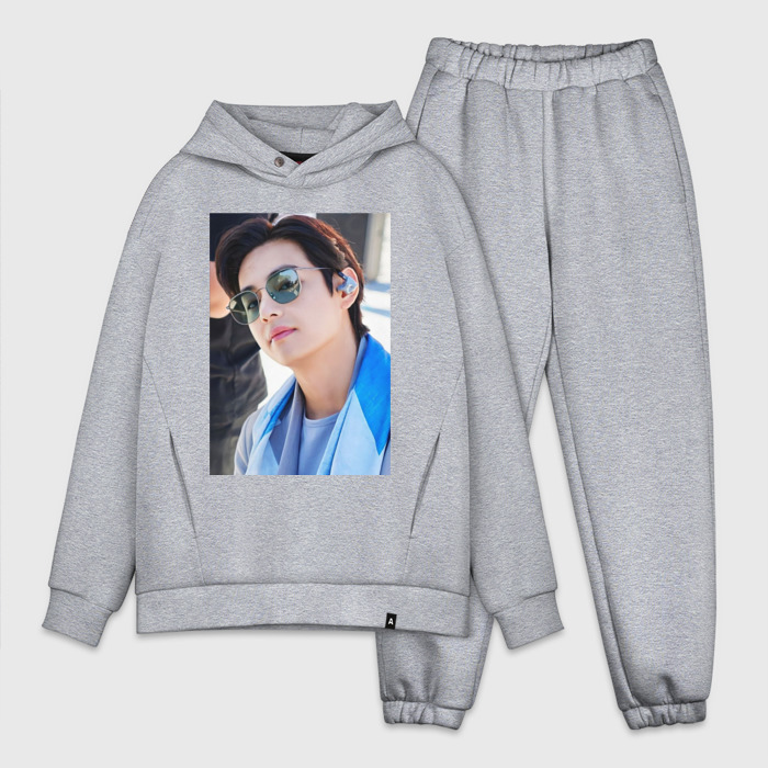 Мужской костюм хлопок OVERSIZE Тигренок Ви фото