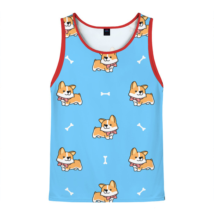 Мужская майка 3D Dogs  bones фото