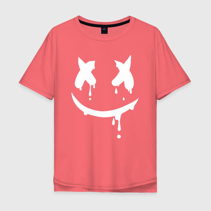 Мужская футболка хлопок Oversize Маршмелоу арт фото