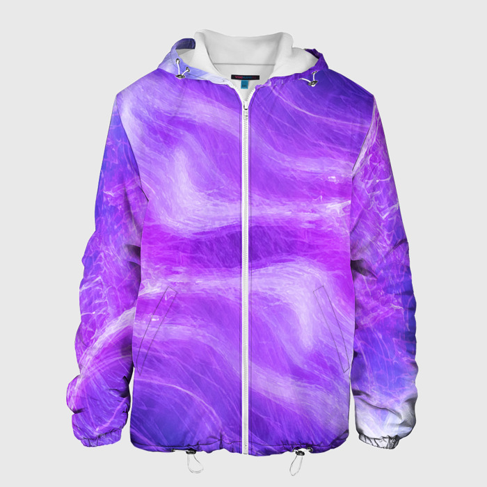 Мужская куртка 3D Розовый неон фото