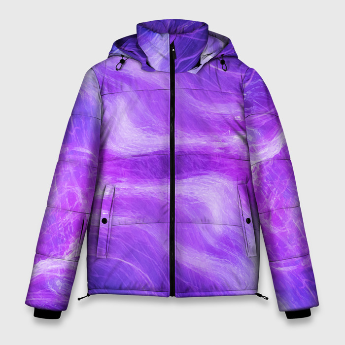 Мужская зимняя куртка 3D Розовый неон фото