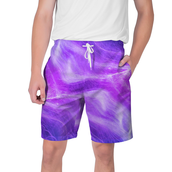 Мужские шорты 3D Розовый неон фото