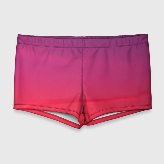 Мужские купальные плавки 3D Красное небо фото