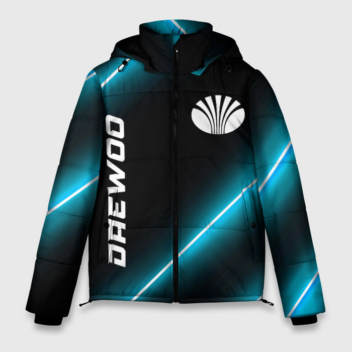 Мужская зимняя куртка 3D Daewoo неоновые лампы фото