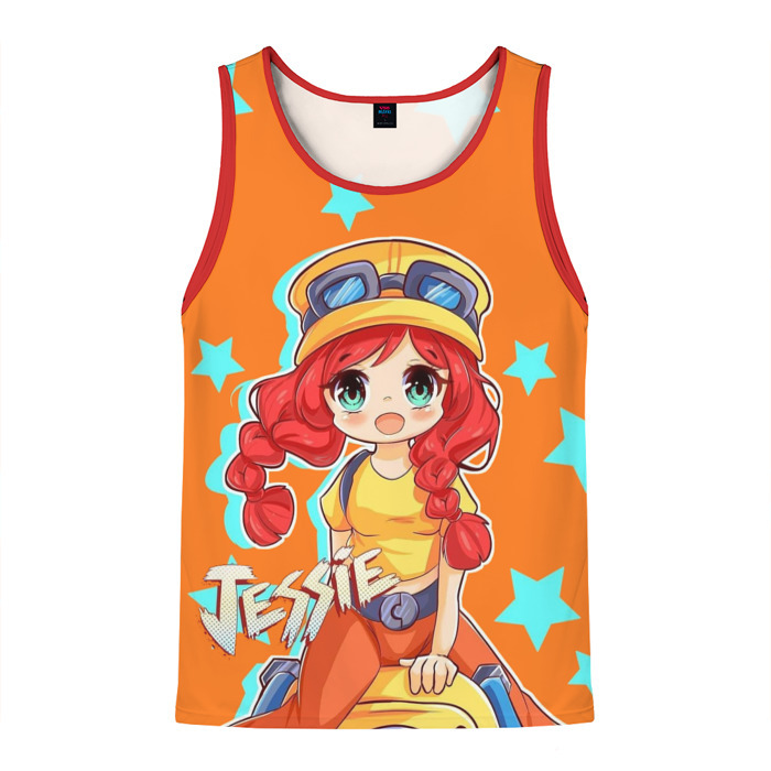 Мужская майка 3D Джесси из Бравл Старс фото