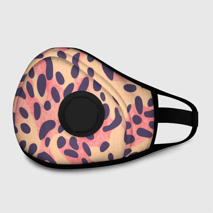 Маска из неопрена Пятнистый пастельный узор фото