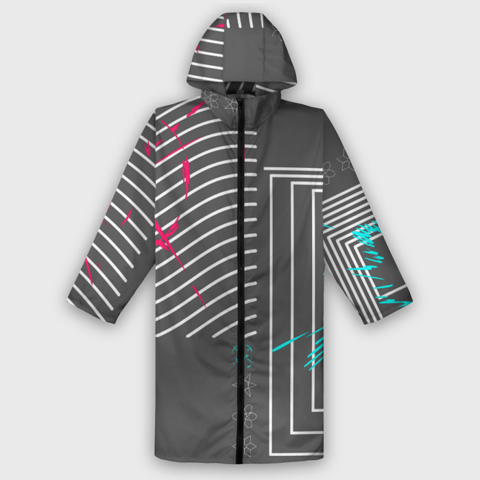 Дождевик унисекс 3D контурные формы фото