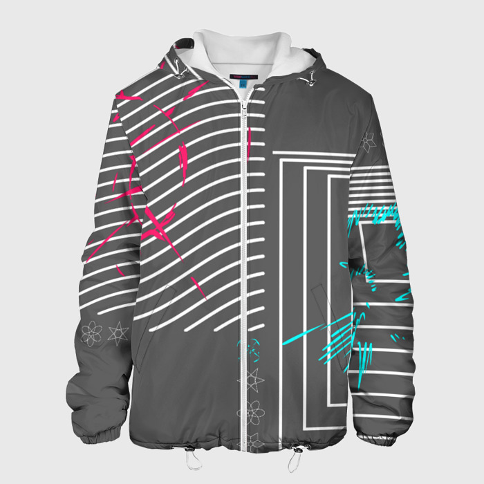 Мужская куртка 3D контурные формы фото