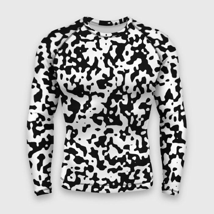 Мужской рашгард 3D Камуфляж Cowskin мелкий фото