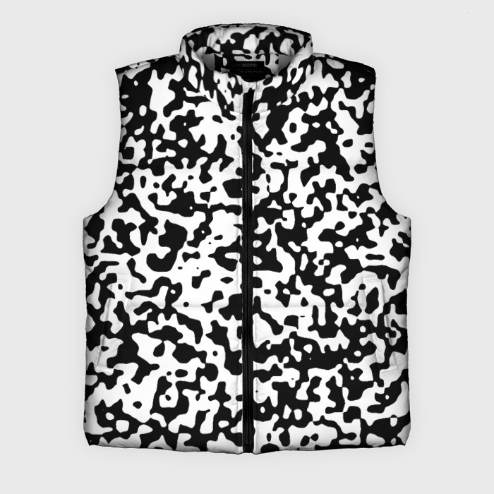 Мужской жилет утепленный 3D Камуфляж Cowskin мелкий фото