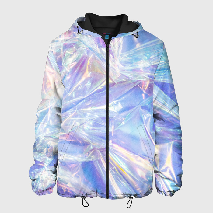 Мужская куртка 3D Целлофан мятый фото