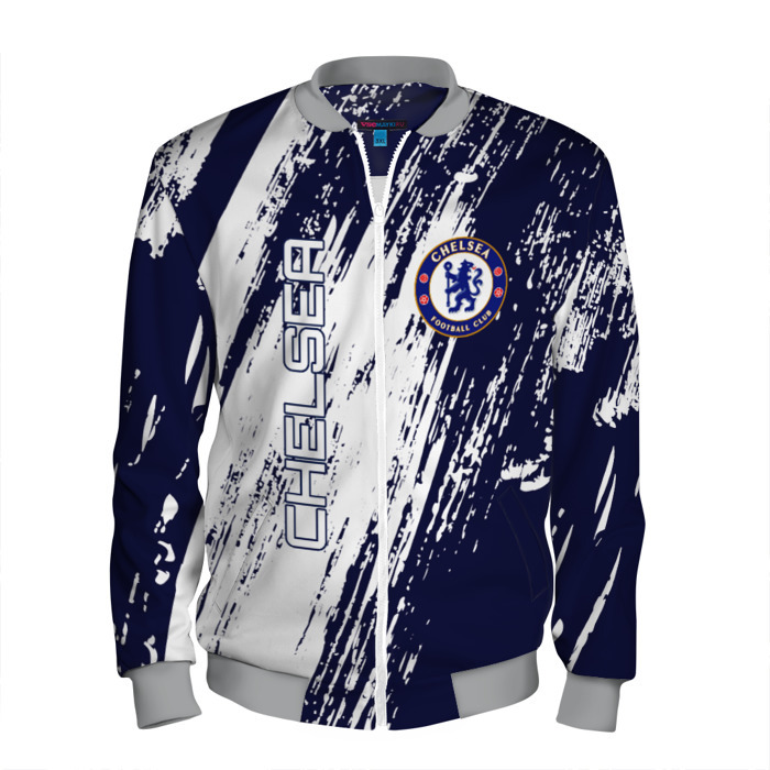 Мужской бомбер 3D Фк челси фото