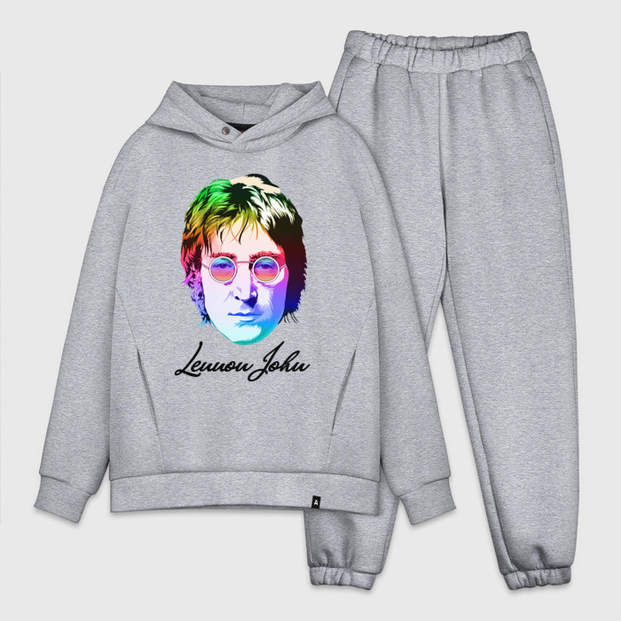 Мужской костюм хлопок OVERSIZE Леннон Джон фото