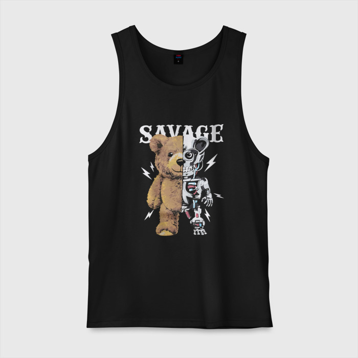 Мужская майка хлопок Savage Bear фото