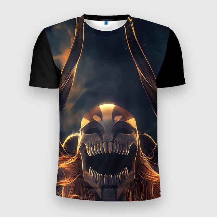 Мужская футболка 3D Slim Пустой   Ичиго Куросаки фото