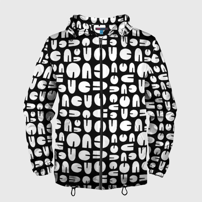 Мужская ветровка 3D Современная геометрия фото