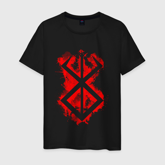 Мужская футболка хлопок Клеймо жертвы   брызги   гатс фото