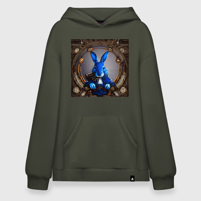 Худи SuperOversize хлопок Кролик хранитель фото