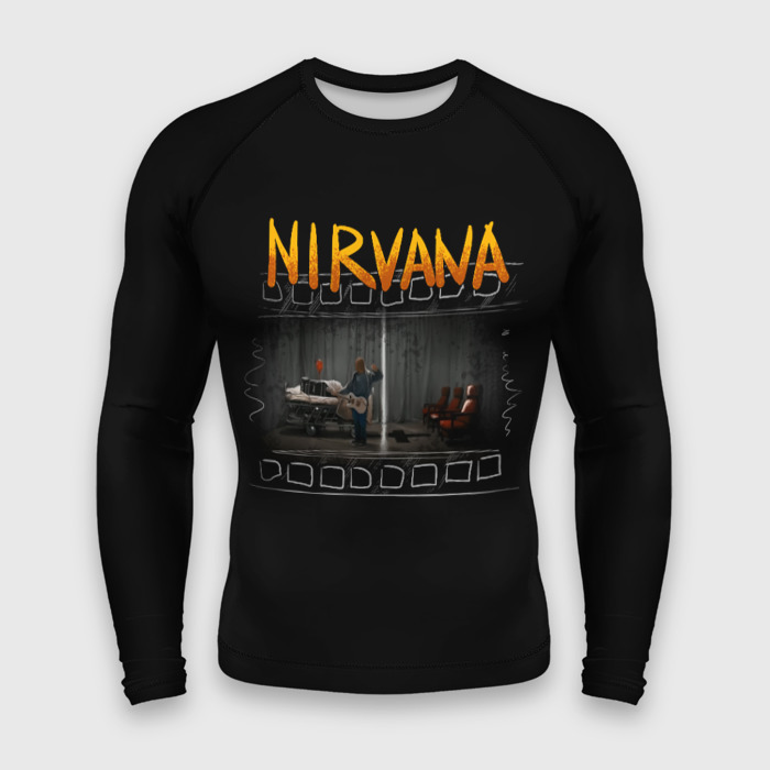 Мужской рашгард 3D Nirvana отрывок фото