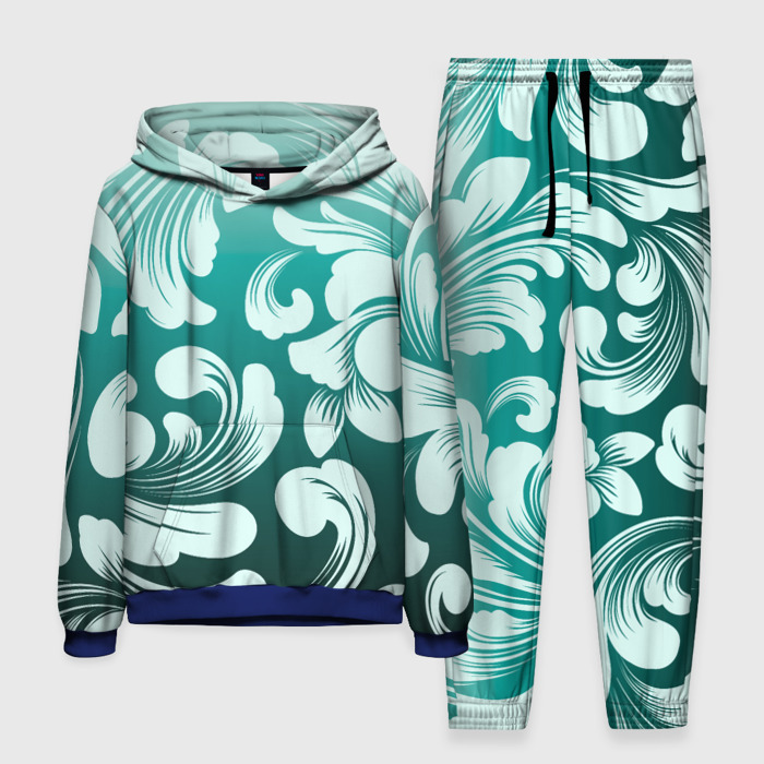 Мужской костюм 3D (с толстовкой) Гравюра весны фото