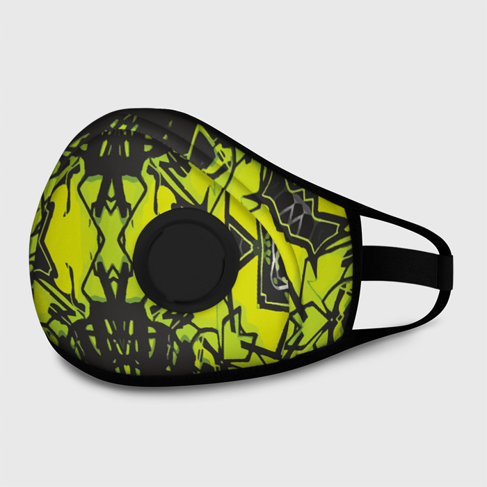Маска из неопрена Расплывчатый узор фото