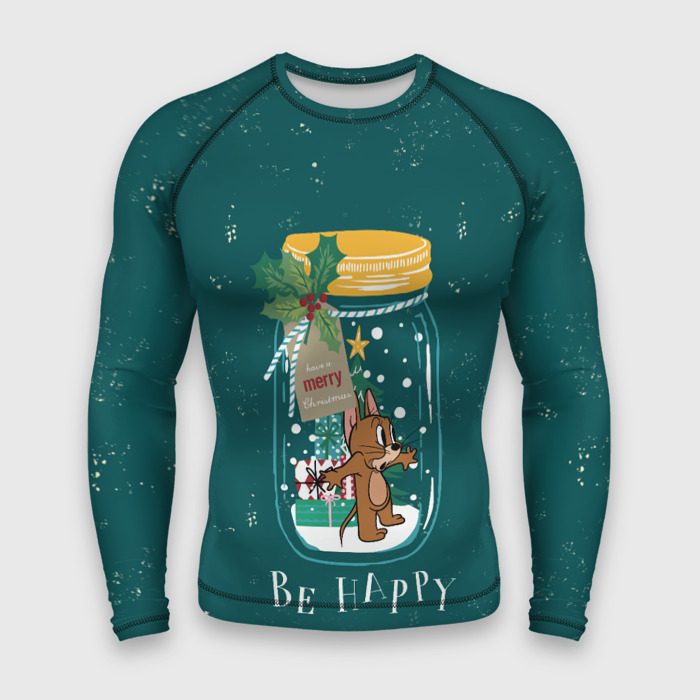 Мужской рашгард 3D Джерри в банке фото