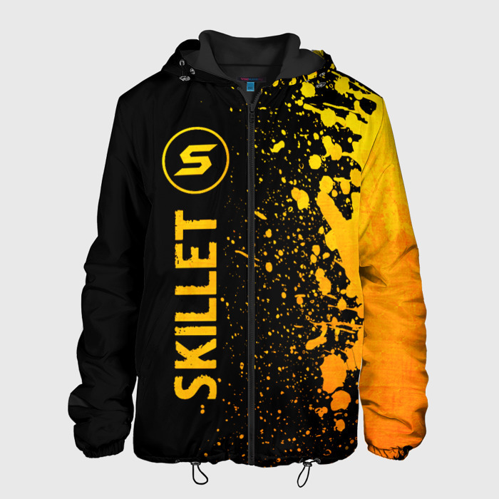 Мужская куртка 3D Skillet   gold gradient: по вертикали фото