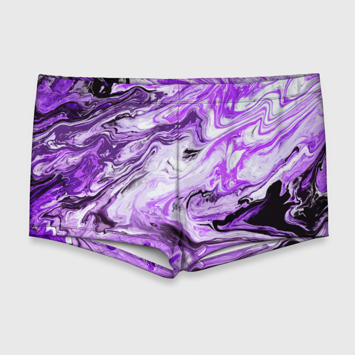 Мужские купальные плавки 3D Красочная абстракция фото