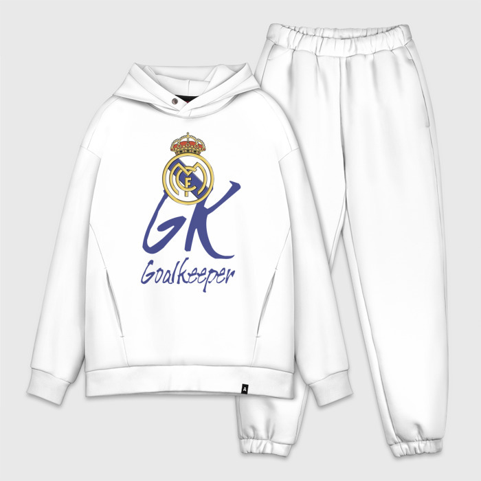 Мужской костюм oversize хлопок Real Madrid   Spain   goalkeeper фото