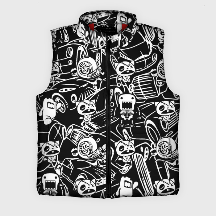 Мужской жилет утепленный 3D JDM Pattern фото