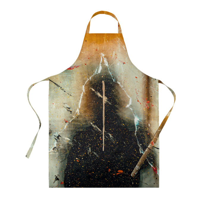 Фартук 3D Туман, тени и краски фото