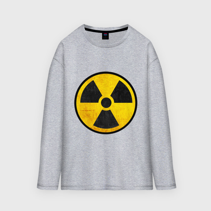 Мужской лонгслив oversize хлопок Nuclear фото