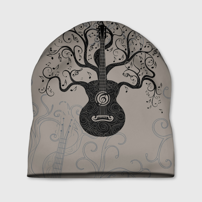Шапка 3D Разросшееся дерево гитара фото
