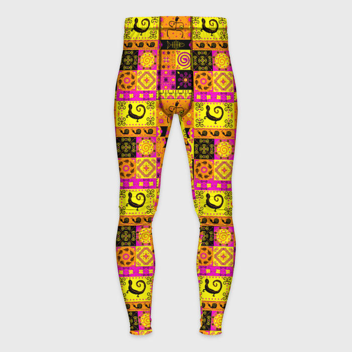 Мужские тайтсы 3D Colored patterned ornament фото