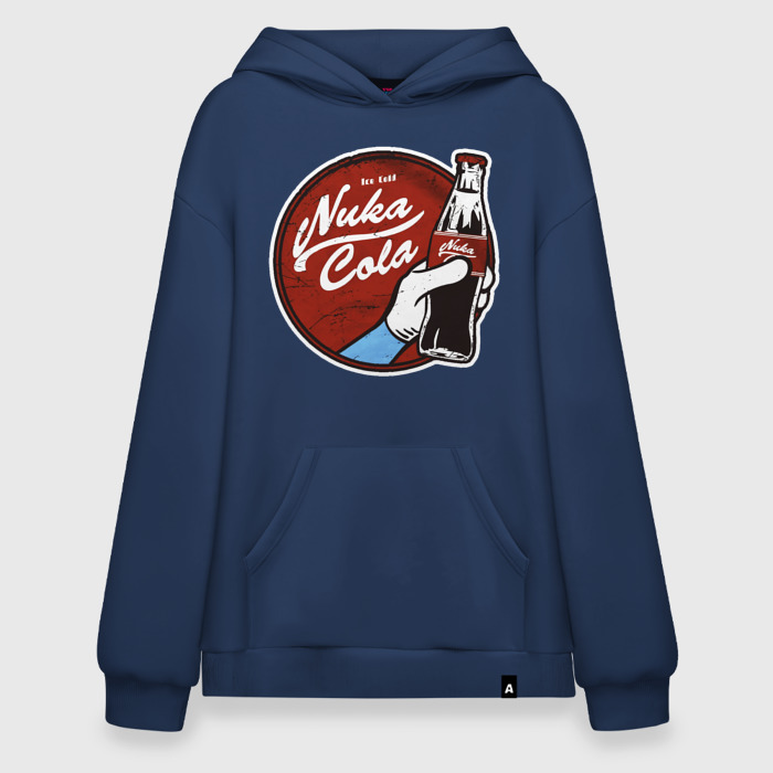 Худи SuperOversize хлопок Nuka cola sticker фото