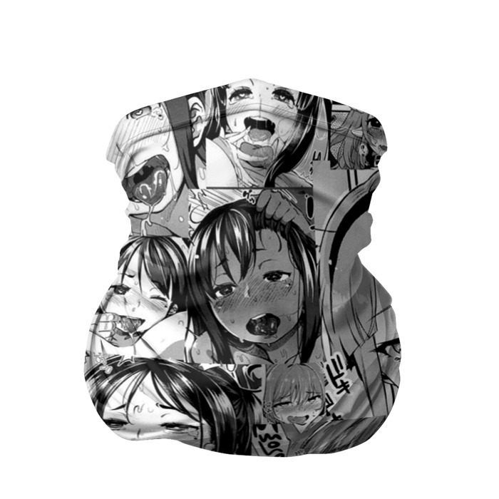 Бандана-труба 3D Ахегао паттерн фото