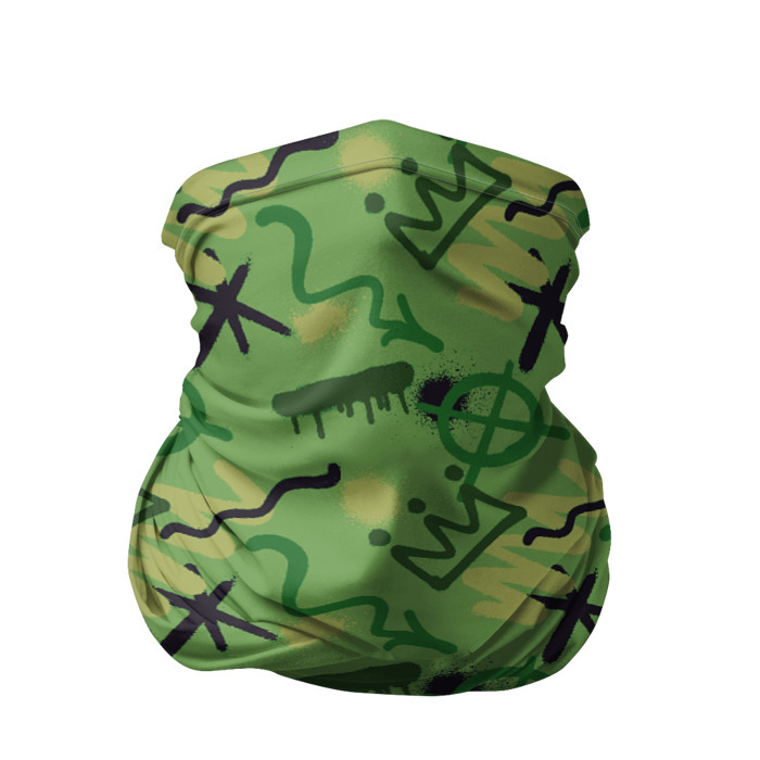Бандана-труба 3D Милитари граффити фото