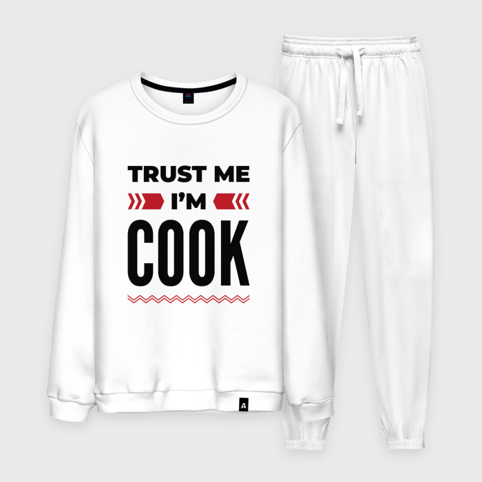 Мужской костюм хлопок Trust me   Im cook фото