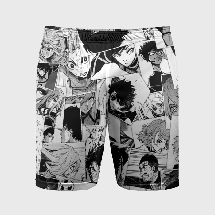 Мужские шорты спортивные Blue Lock Pattern фото