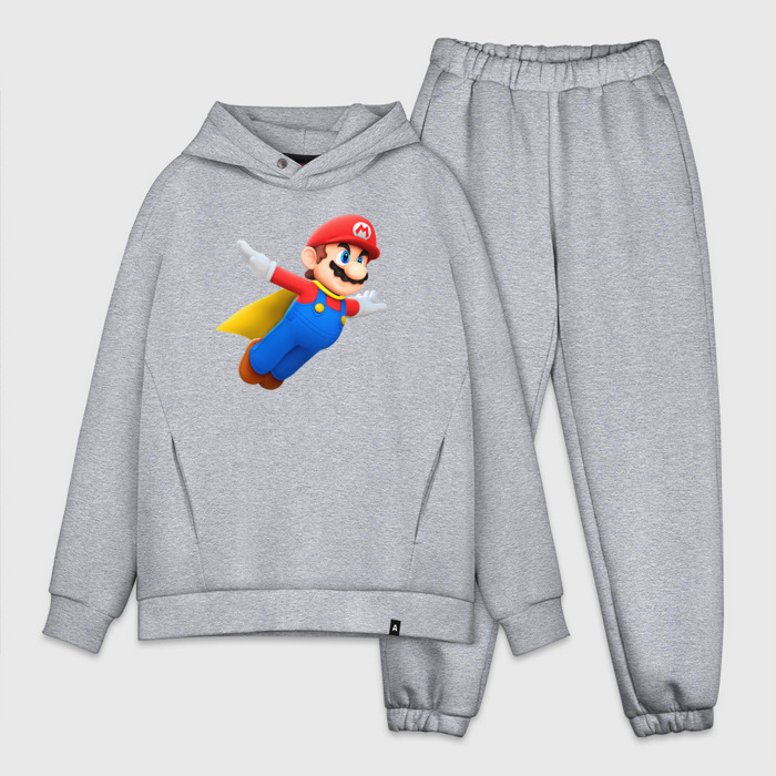 Мужской костюм хлопок OVERSIZE Марио в полёте фото
